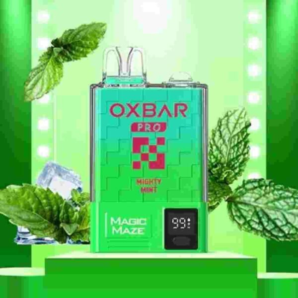 Oxbar_magic_maze_mighty_mint Oxbar disposable magic maze pro 10000 puffs